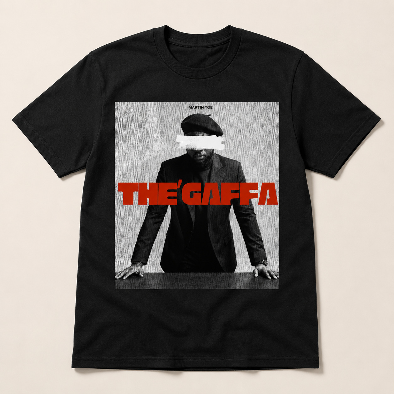 Black The Gaffa official album cover T-shirt