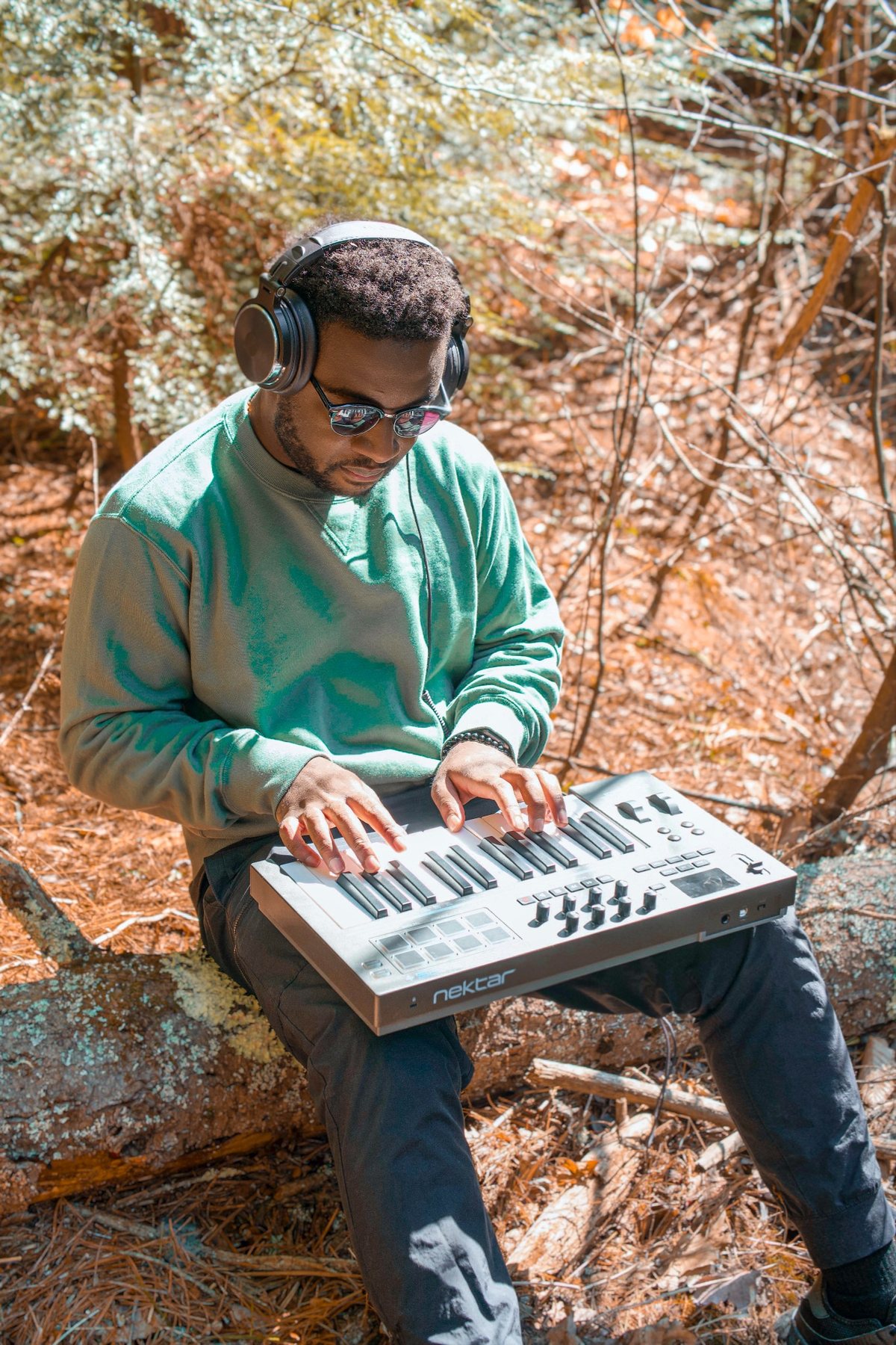 Martin creating music