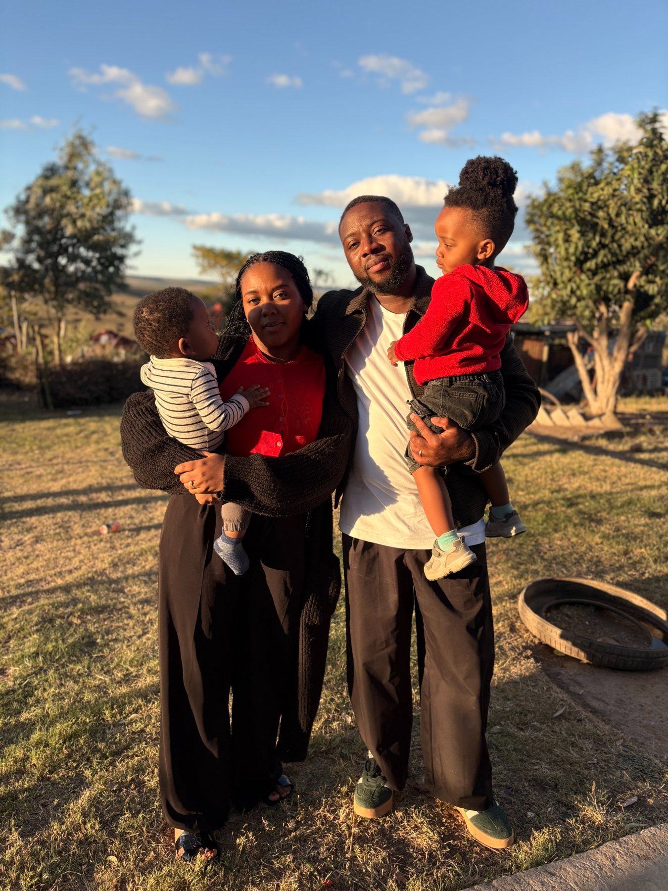 Martin with family