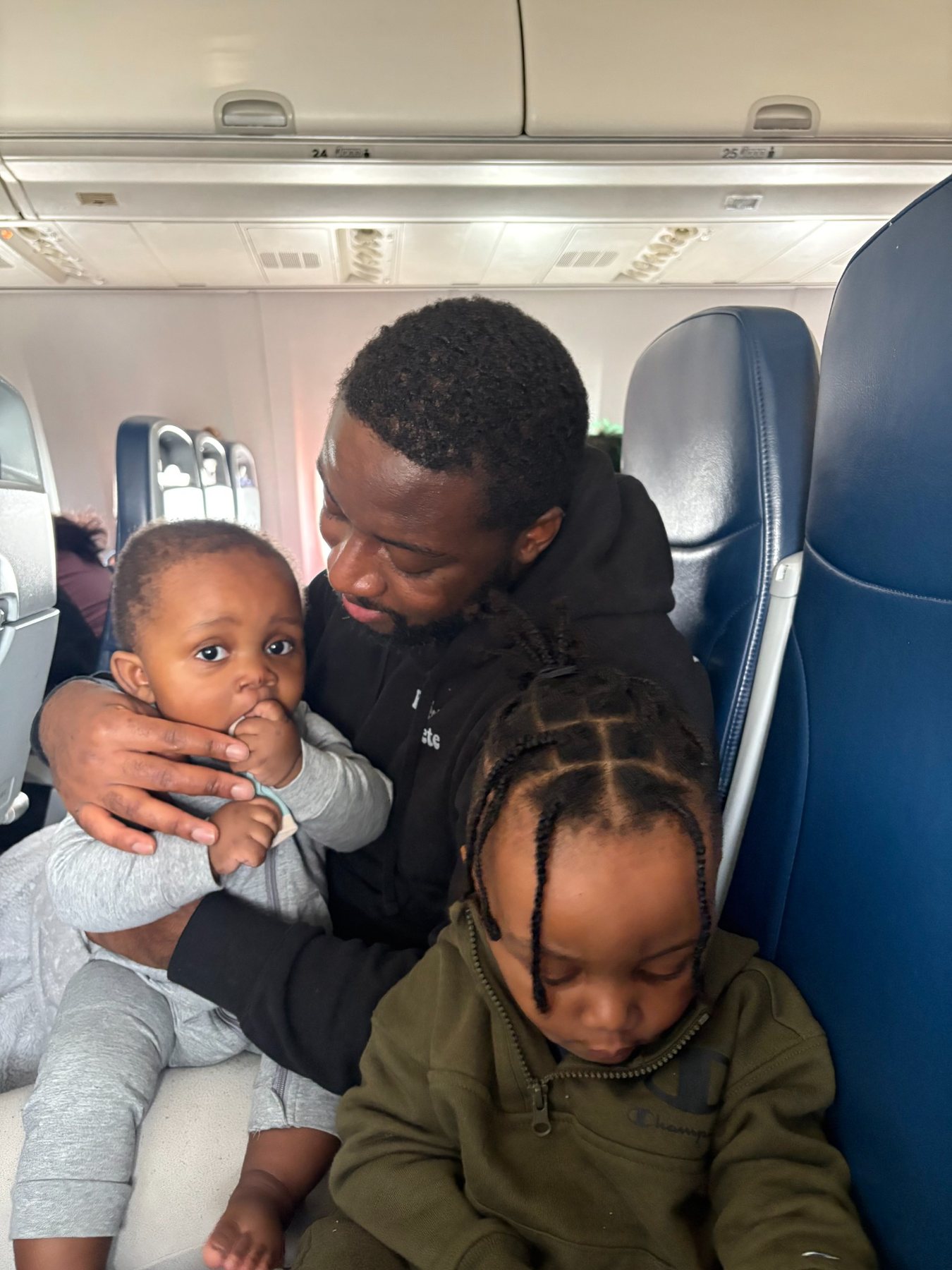 Martin with children