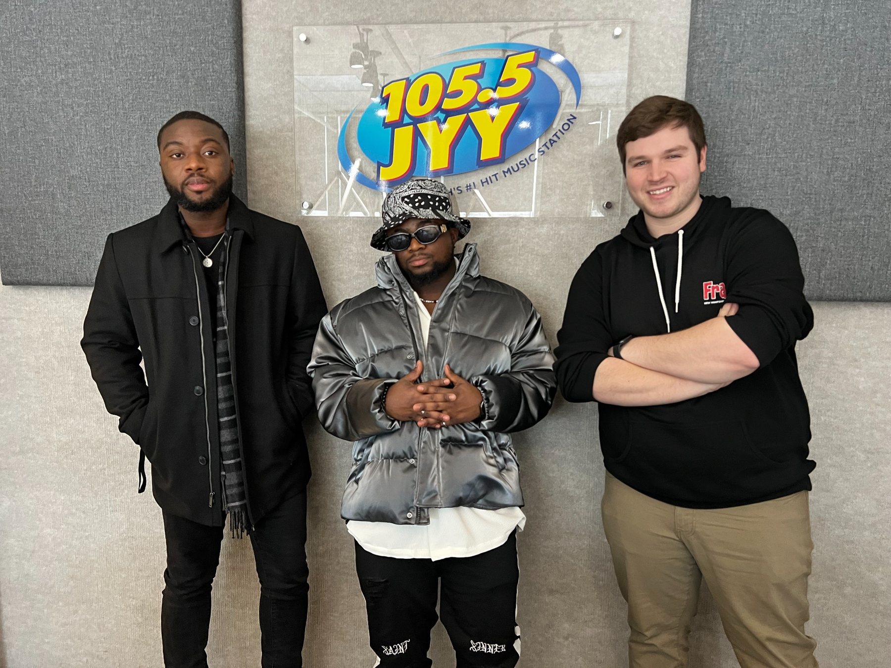 Martin at radio station